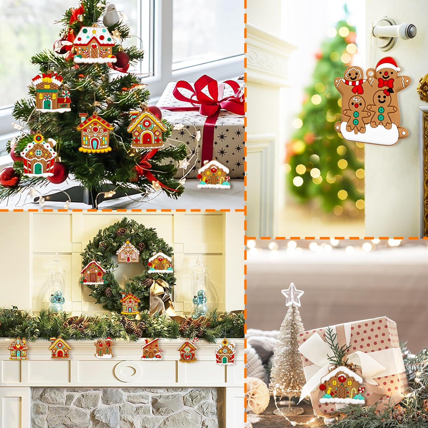 12pcs gingerbread man ornaments review