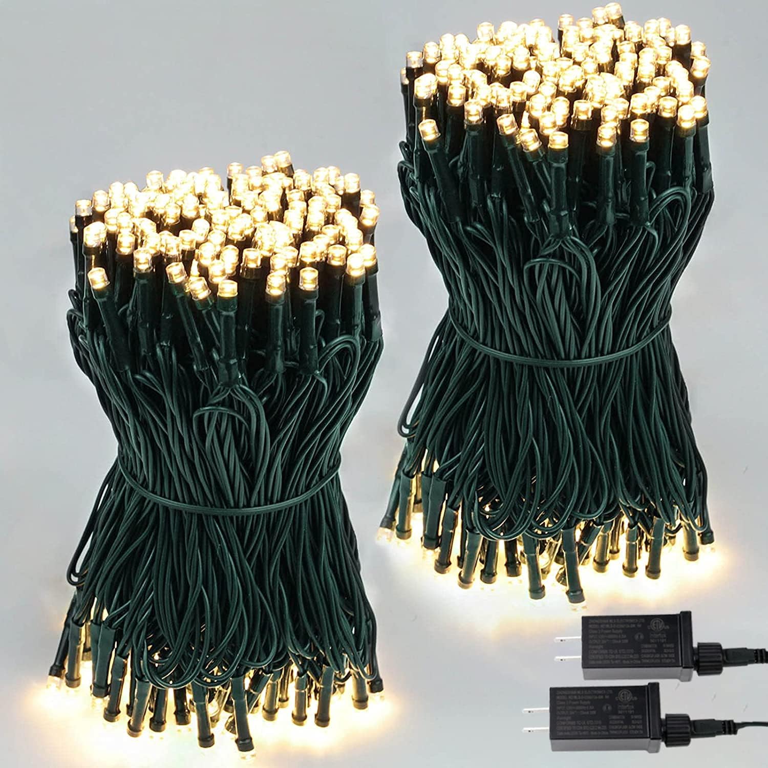 2 pack 66ft 200 led christmas lights review