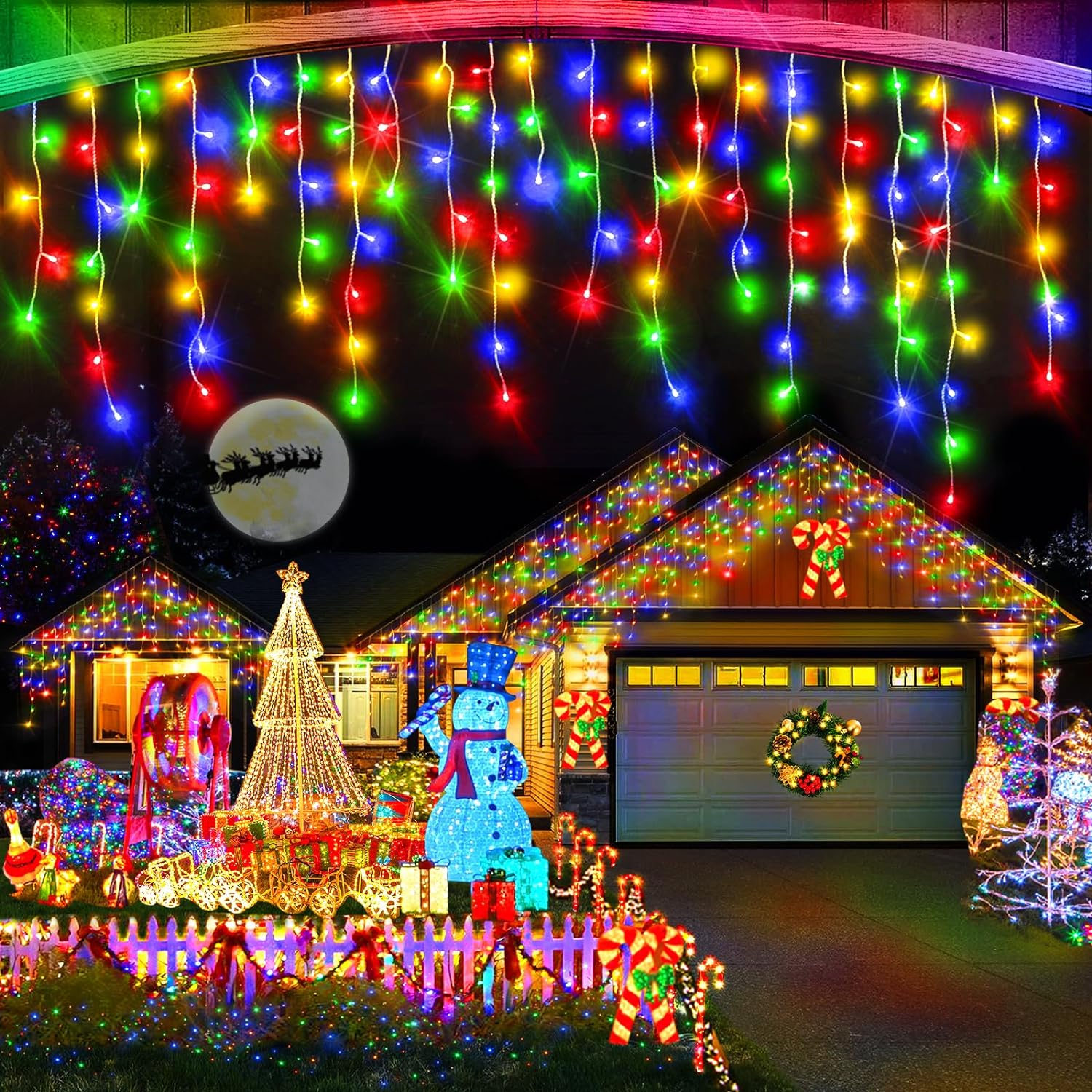 66ft christmas lights decorations outdoor review