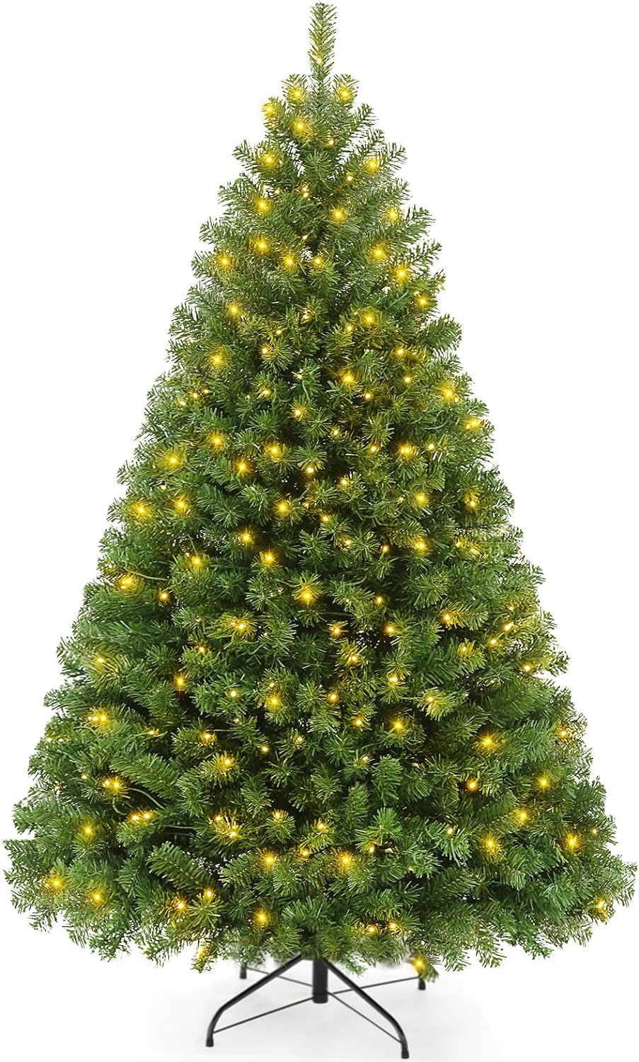 artificial pre lit christmas tree with twinkle lights review