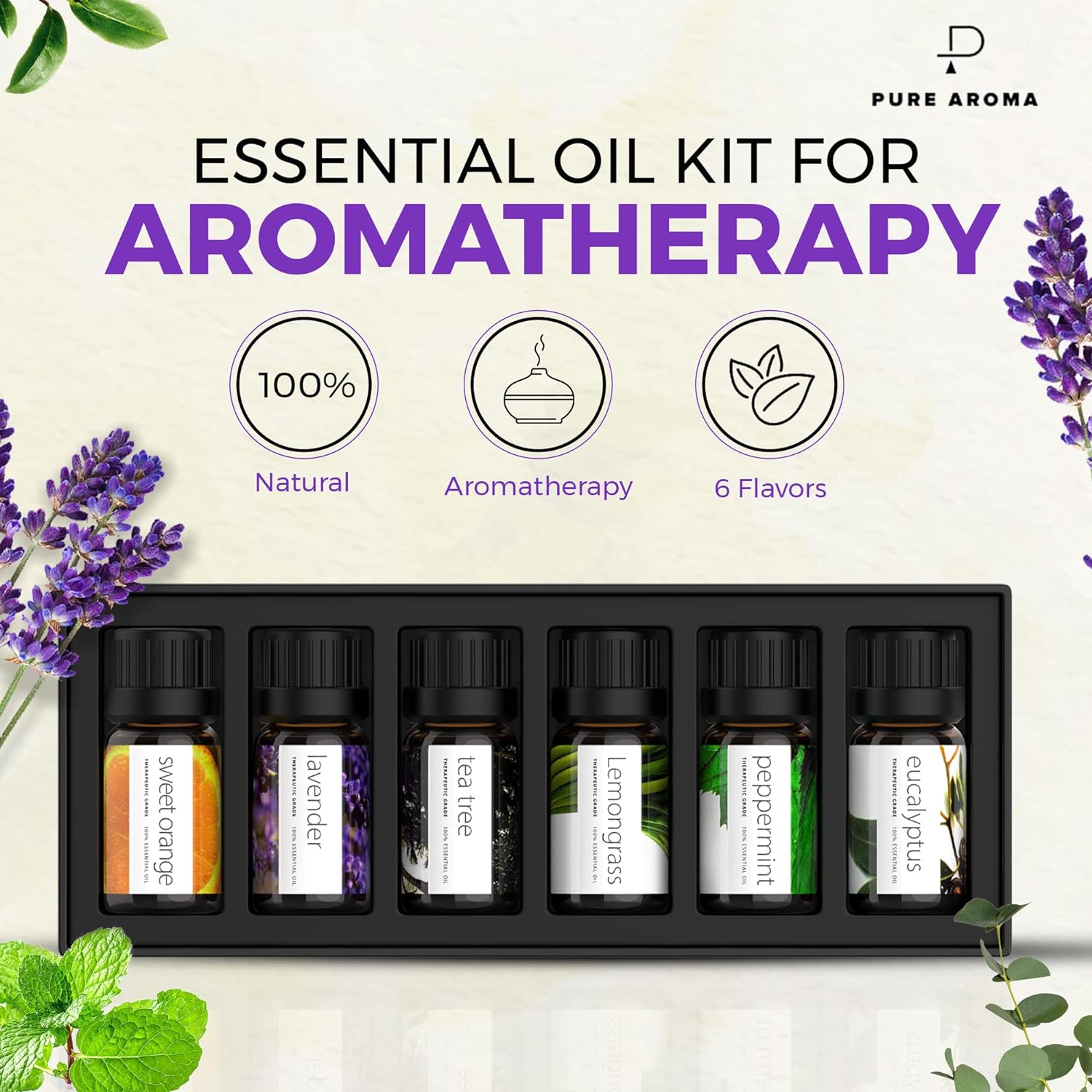 essential oils by pure aroma gift set review