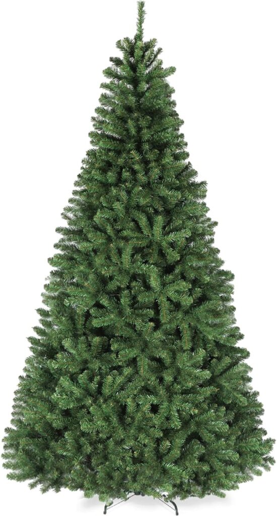 Hykolity 6.5 ft Christmas Tree, Premium Spruce Artificial Christmas Tree with 1060 PVC Branch Tips, Metal Stand and Hinged Branches