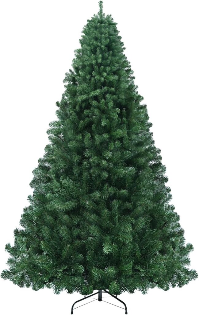 leheyhey Artificial Christmas Tree 4FT PVC Material Simulation Spruce Christmas Party Decoration, Quick Assembly Suitable for Family Interaction, Recyclable and Environmentally Friendly