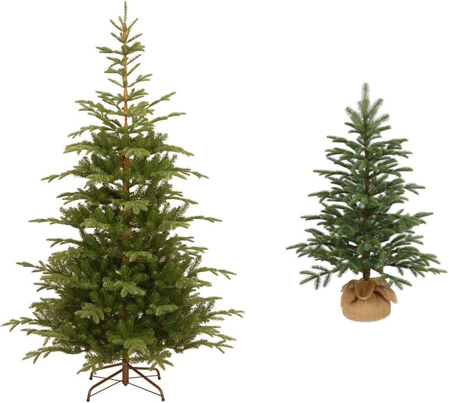 National Tree Company Feel Real Artificial Christmas Tree - Norwegian Spruce Tree - 7.5 ft