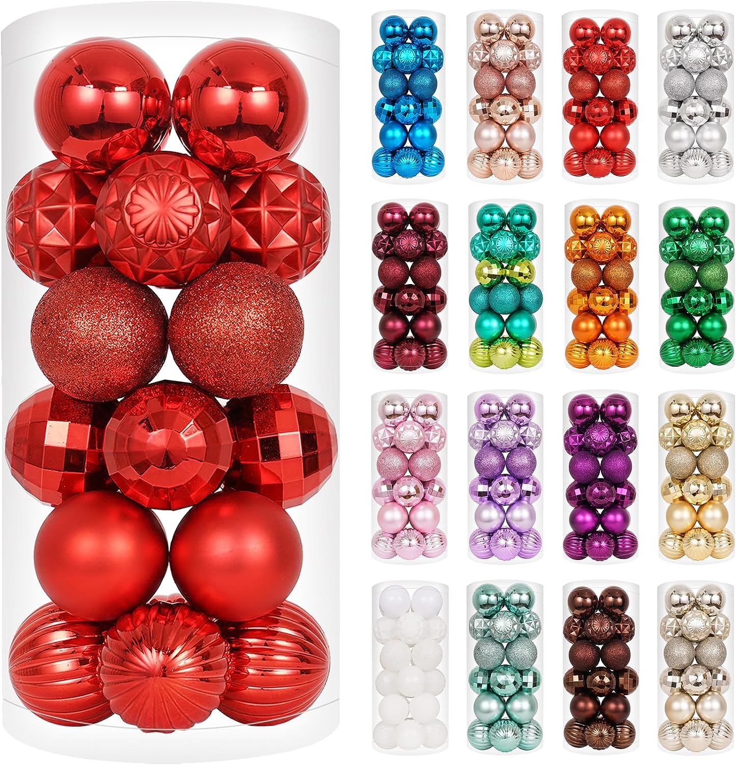 XmasExp 24ct Christmas Ball Ornaments Review