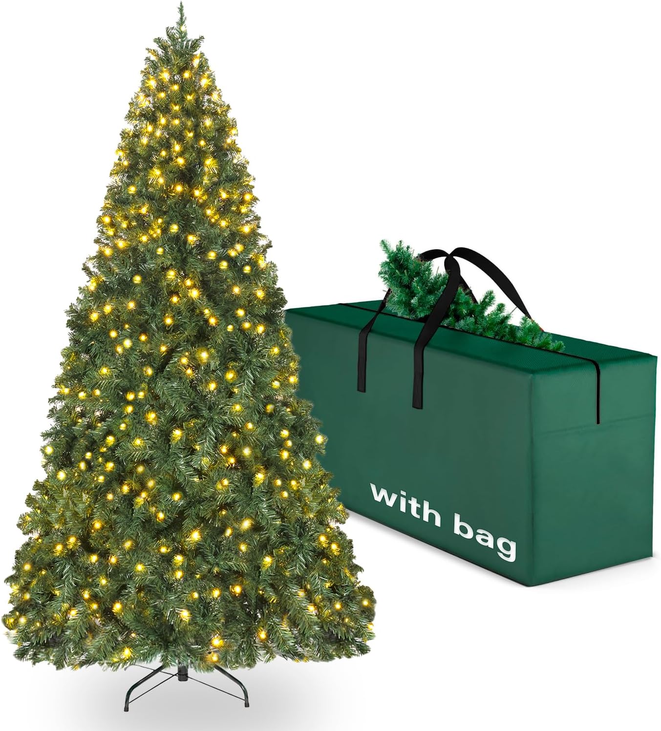 youmedi 65ft pre lit artificial christmas tree review