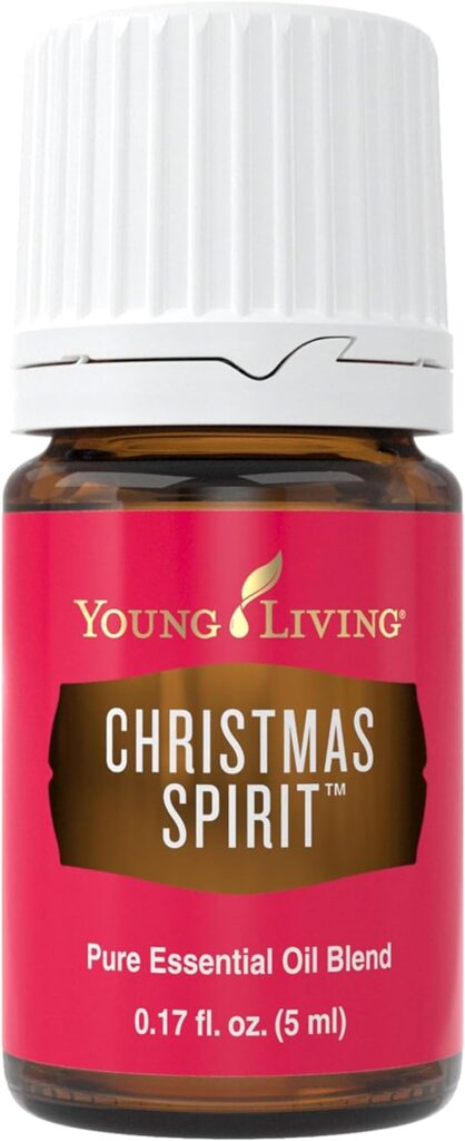 Young Living Christmas Spirit 5 ml - Festive Aroma for Holiday Delight - Orange , Cinnamon Bark , Spruce Blend - Uplifting Ambiance , Emotional Well-being , Travel Essential Oil