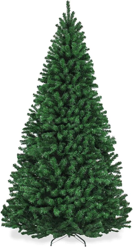 6ft Christmas Tree,Maylaviu Artificial Xmas Tree with Automatic Open,Premium Hinged pop up Pencil Christmas Pine Tree，Memory Miracle Tree，Holiday Festival Decoration Tree for Home, Office, Party